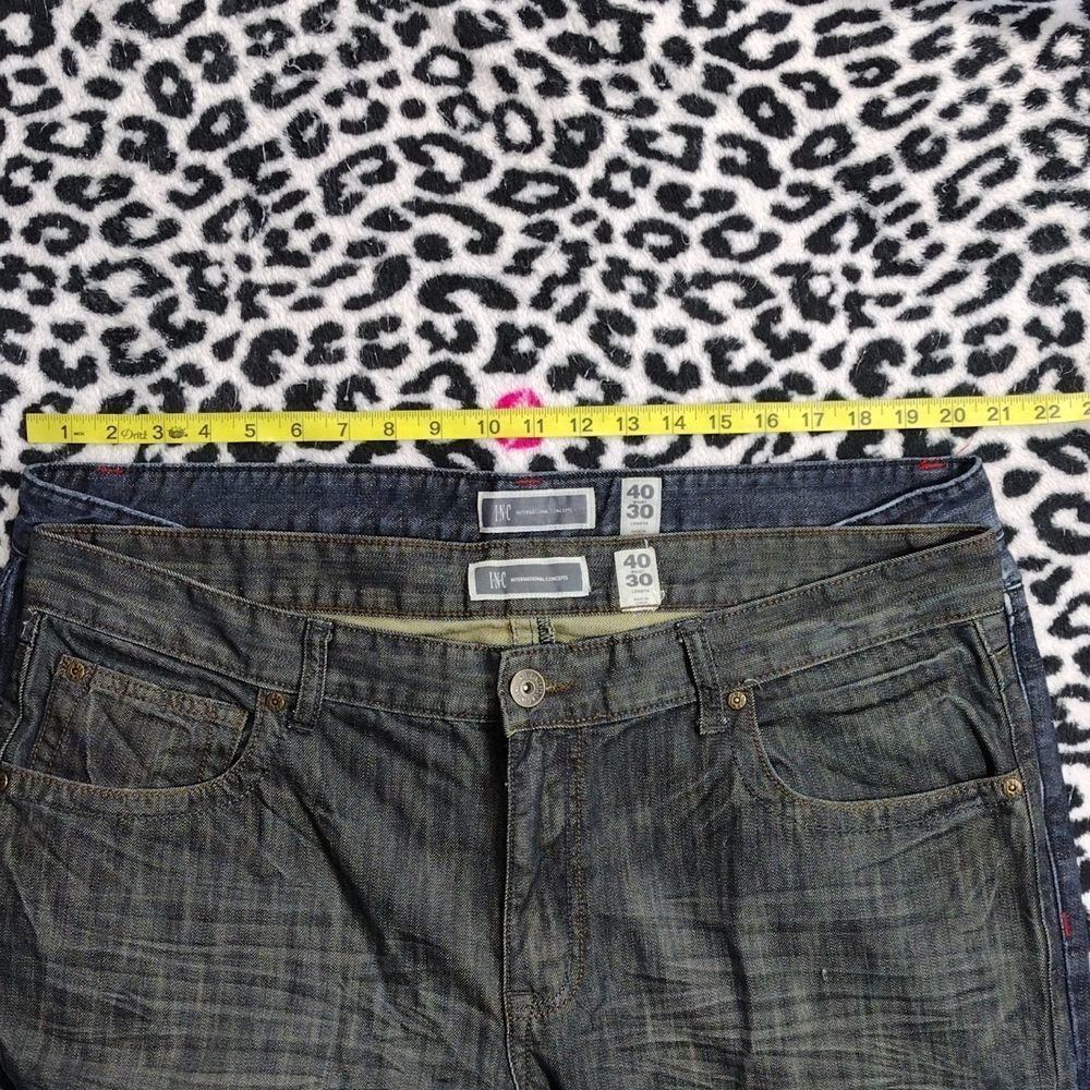 I.N.C International Concepts Copenhagen Modern Boot Cotton Jeans 2 PAIR Bundle - Picture 10 of 16